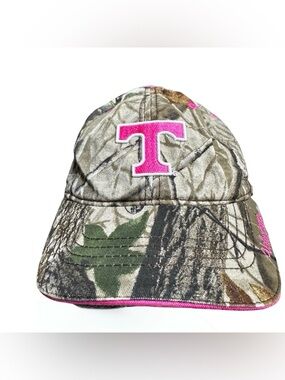 Tennessee Volunteers Camo Pink Ball Cap Hat 100% Cotton One Size Kids NCAA